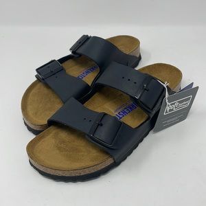 Birkenstock Arizona Black Soft Footbed NWT Size 37 Women’s 6